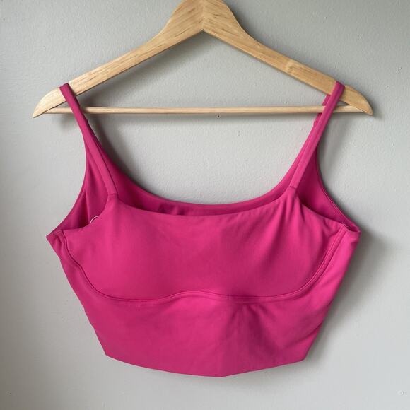 Sage Tops - Sage Collective Womens Crop Top Size Extra‎ Large Pink Padded Tank Top Athletic
